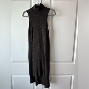 Zara Italian Yarn Mock Neck Brown Dress NWT (Size M)